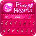 GO Keyboard Pink Hearts Theme