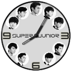 Super Junior Clock Widget