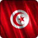 Tunisia Flag Raindrop