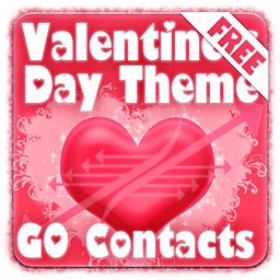Valentine GO Contacts EX Theme