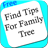 Find Tips For Family Tree