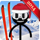 Stick Ski Man Challenge Racer