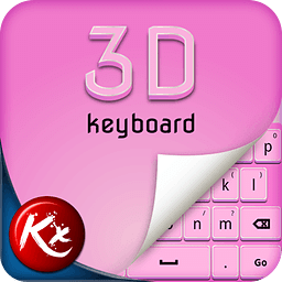 Pink 3D Keyboard