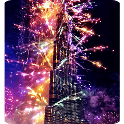 Fireworks Galaxy Note2 LWP 3