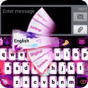 Pink Flame GO Keyboard Theme