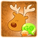 GO SMS Pro Rudolph Theme