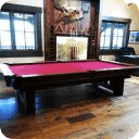 Rustic Billiard Log Pool Table