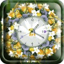 Rain Clock Flower Wallpaper