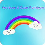 键盘可爱的彩虹