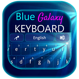 Blue Galaxy Keyboard