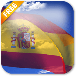 3D西班牙国旗LWP
