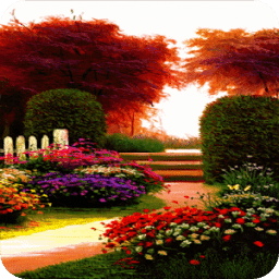 Garden Way Live Wallpaper