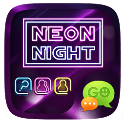 (FREE) GO SMS NEON LIGHT THEME