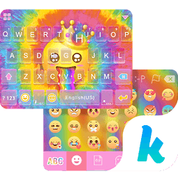 Tie Dye Themefor Kika Keyboard