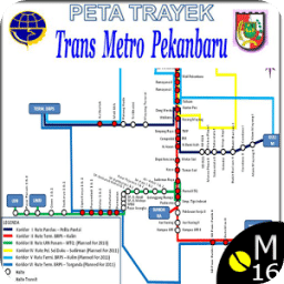 Peta Transmetro Pekanbaru