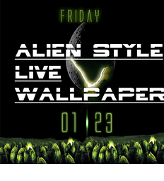 Alien Style Live Wallpaper