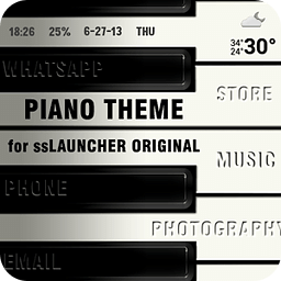 Piano Theme for ssLauncher OR