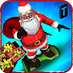 Hoverboard Rider 3D:Santa Xmas