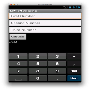 LCM-3N Calculator