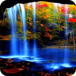 Waterfall Forest Live Wallpaper