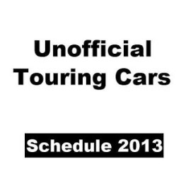 Unofficial Touring Car Schedule 2013