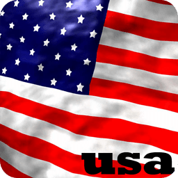 3D USA Flag Live Wallpaper