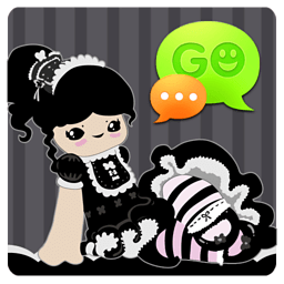 GO SMS Gothic Lolita Theme