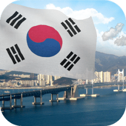 3d South Korea Flag