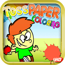 Toss Coloring Paper