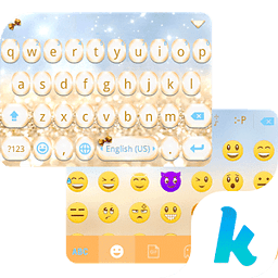 Gold &amp; Sliver Kika Keyboard