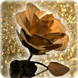 Golden Rose Wallpaper