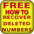 Recover deleted number FREE