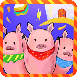 Three piggies: puzzle &amp; fable