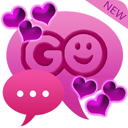 Theme Hearts for GO SMS Pro