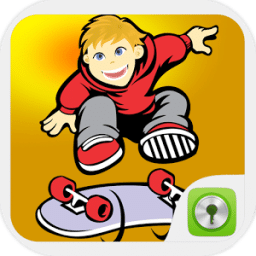 Crazy Skater go locker theme