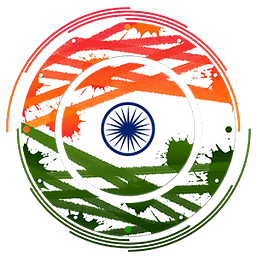 Indian flag clock