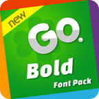 Go Launcher Bold Font Pack