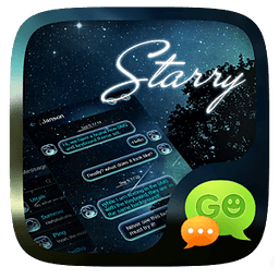 (FREE) GO SMS PRO STARRY THEME