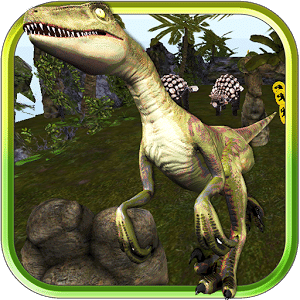 3D Jurassic Raptor Run Land