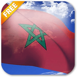 3D Morocco Flag