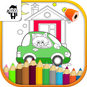 Car Kids Coloring Book