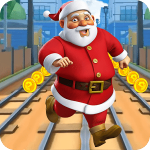 Subway Santa Claus Xmas Surf