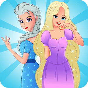 Nail salon Elsa & Rapunzel