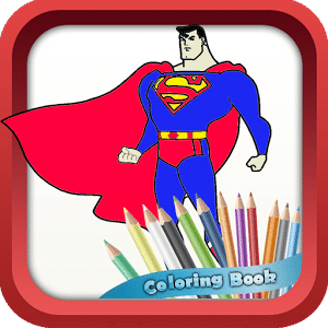 SuperHeroes Coloring Book