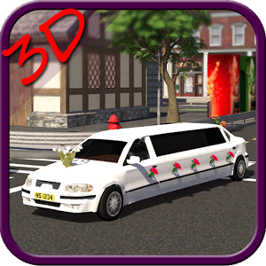 Wedding Luxury Limousine 3D