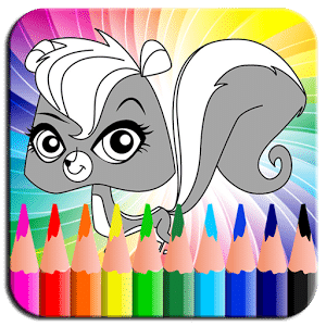 Coloring Book Little Pet Shop