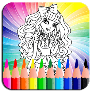 Coloring Book Ever After Hi