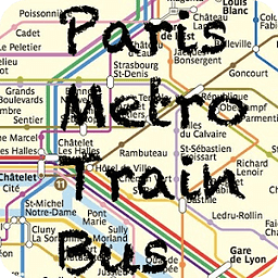 Paris Metro Bus Train