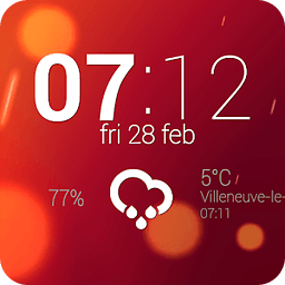 Easy Weather Clock Widget