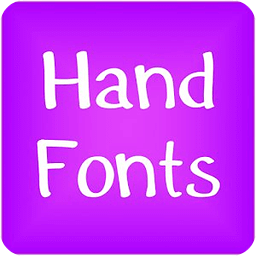 Hand fonts for FlipFont&reg; free